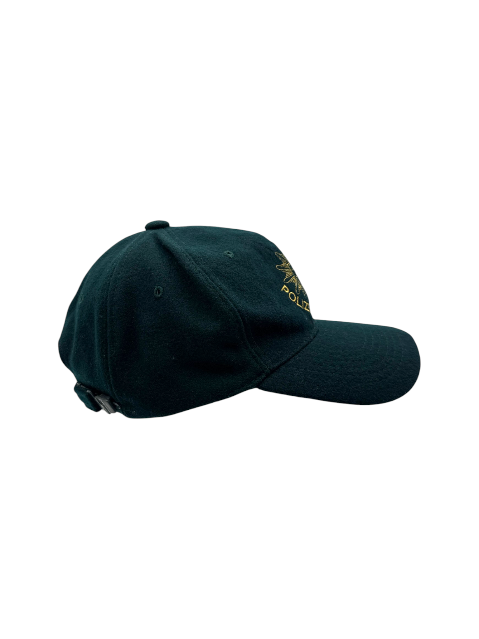 90s Polizei Hamburg Cap Wolle Grün
