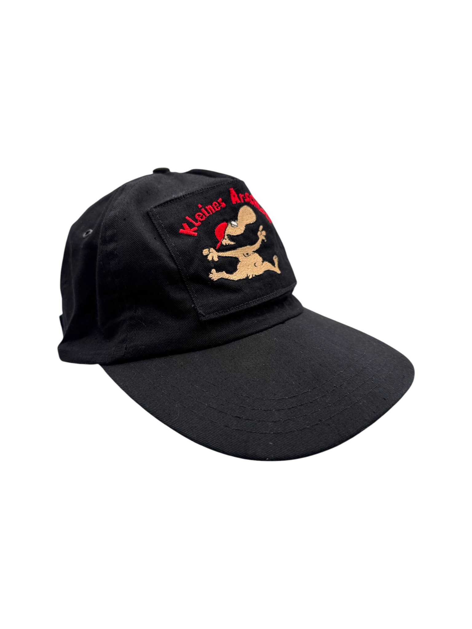 90s Cap Kleines Arschloch Schwarz