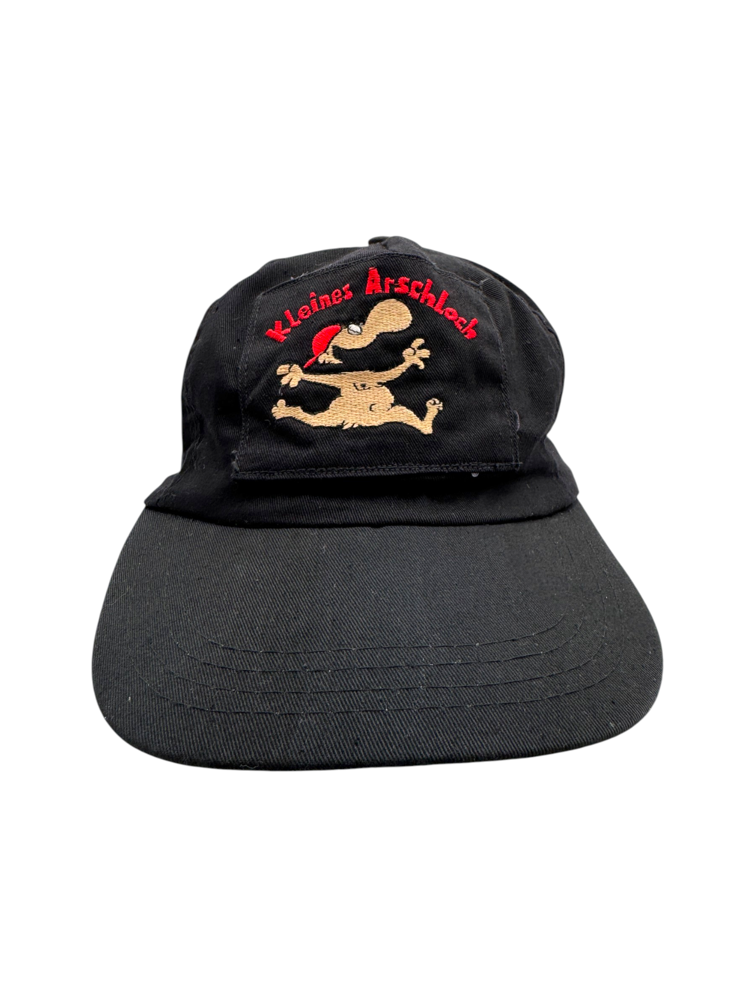 90s Cap Kleines Arschloch Schwarz