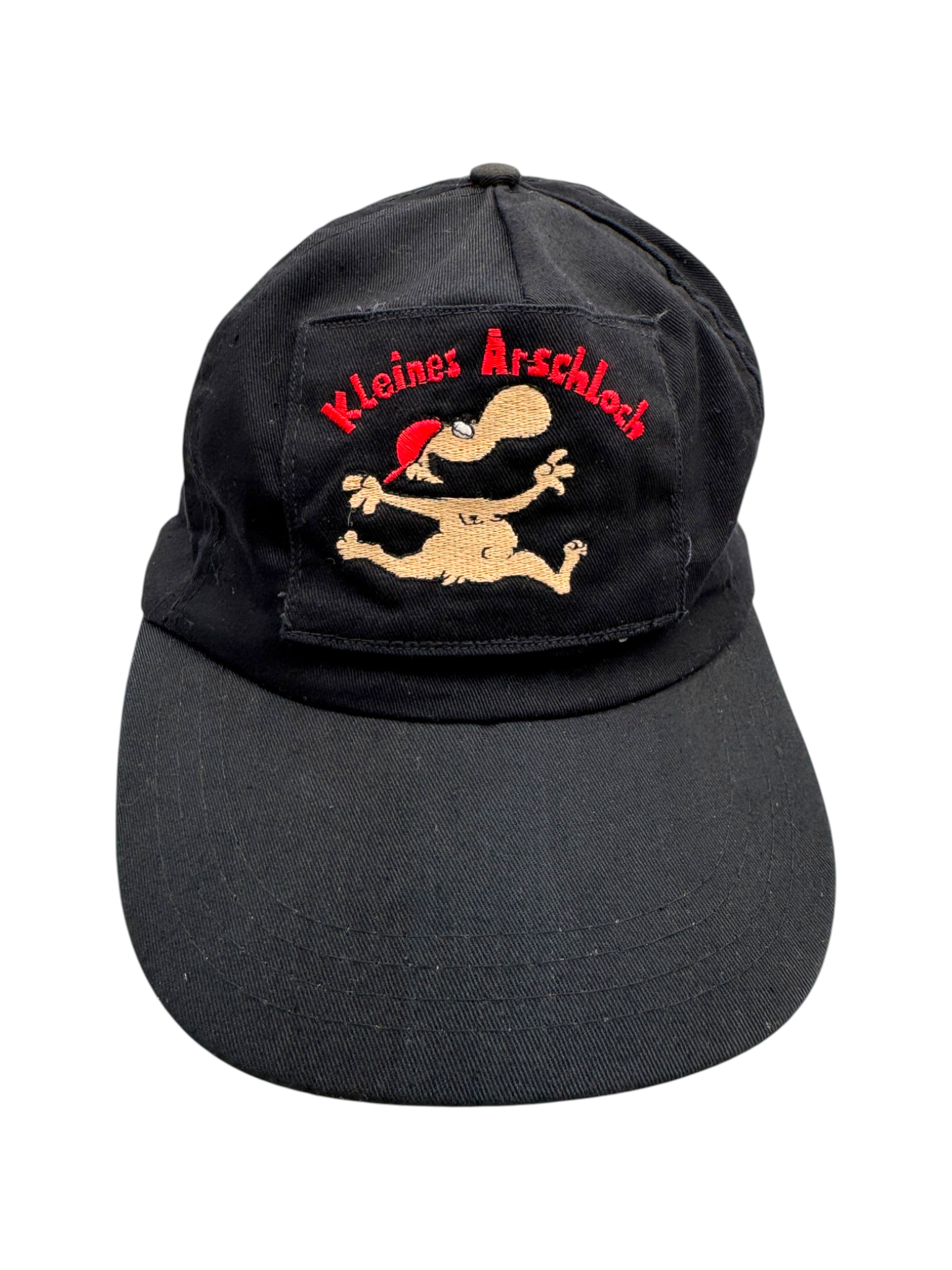90s Cap Kleines Arschloch Schwarz