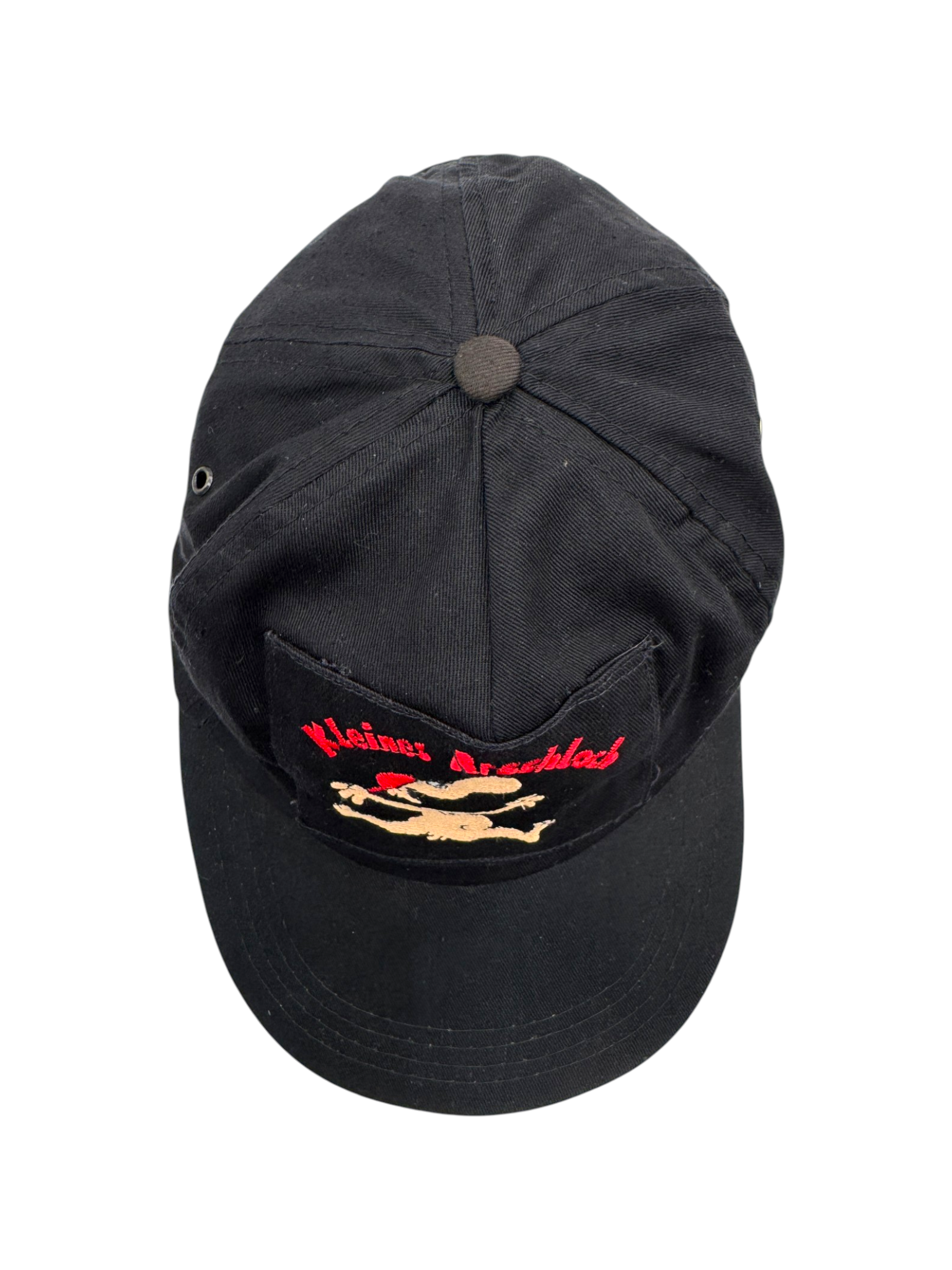 90s Cap Kleines Arschloch Schwarz