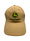 00s John Deere Promo Canvas Cap Metal Clip Strapback Braun