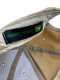 00s John Deere Promo Canvas Cap Metal Clip Strapback Braun