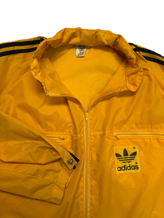 80s Adidas Regenjacke Gelb XXL