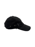 00s Playboy Cap Velcro Strapback Rhinestone Schwarz