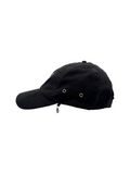 00s Playboy Cap Velcro Strapback Rhinestone Schwarz