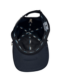 00s Playboy Cap Velcro Strapback Rhinestone Schwarz