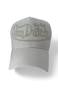 Von Dutch Cap 00s Y2K Strass Weiß One Size