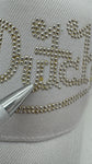 Von Dutch Cap 00s Y2K Strass Weiß One Size