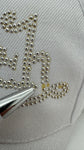 Von Dutch Cap 00s Y2K Strass Weiß One Size