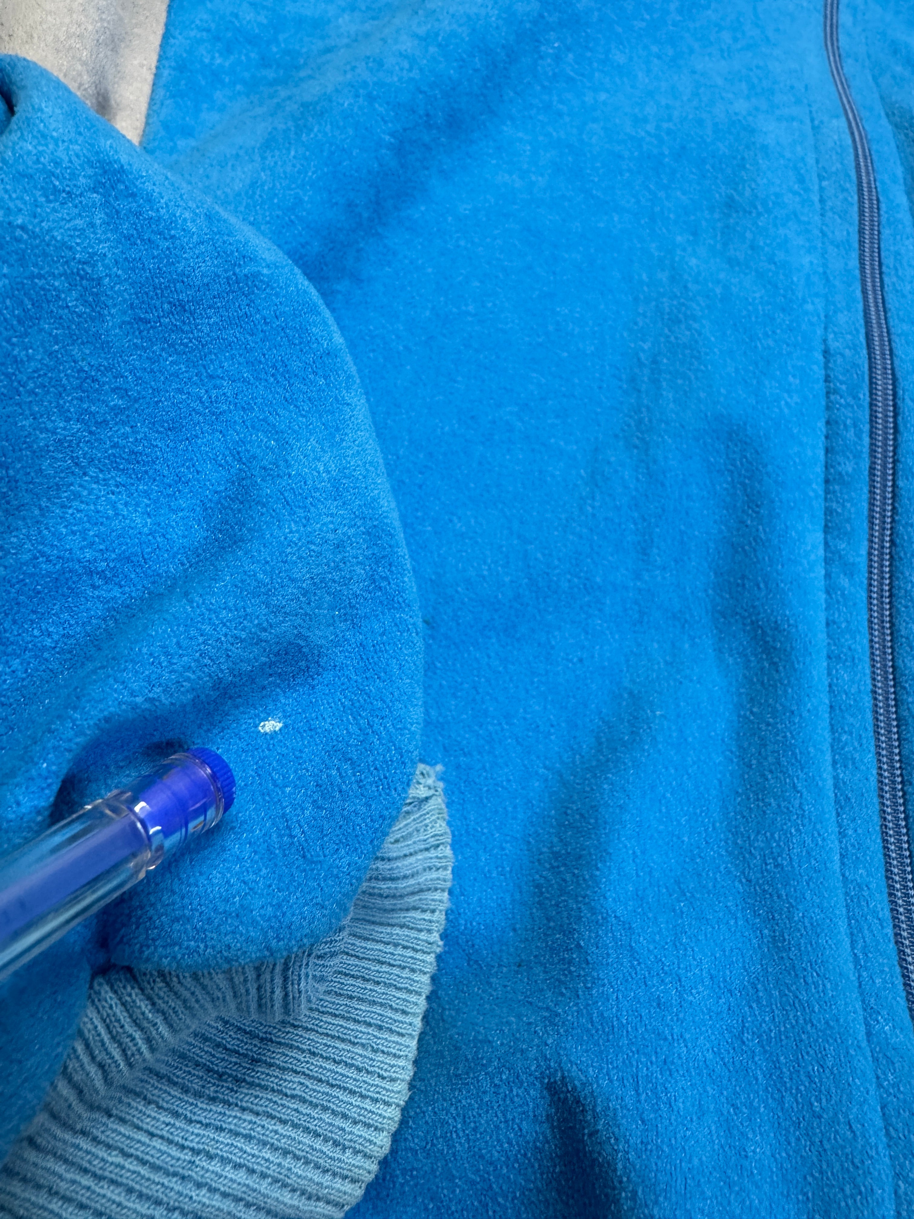 88/89 Adidas By Ventex Sportjacke "Challenger" Trabzon Sport Anthem Velours Made In France Blau Rot 6/50 M