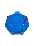 88/89 Adidas By Ventex Sportjacke "Challenger" Trabzon Sport Anthem Velours Made In France Blau Rot 6/50 M