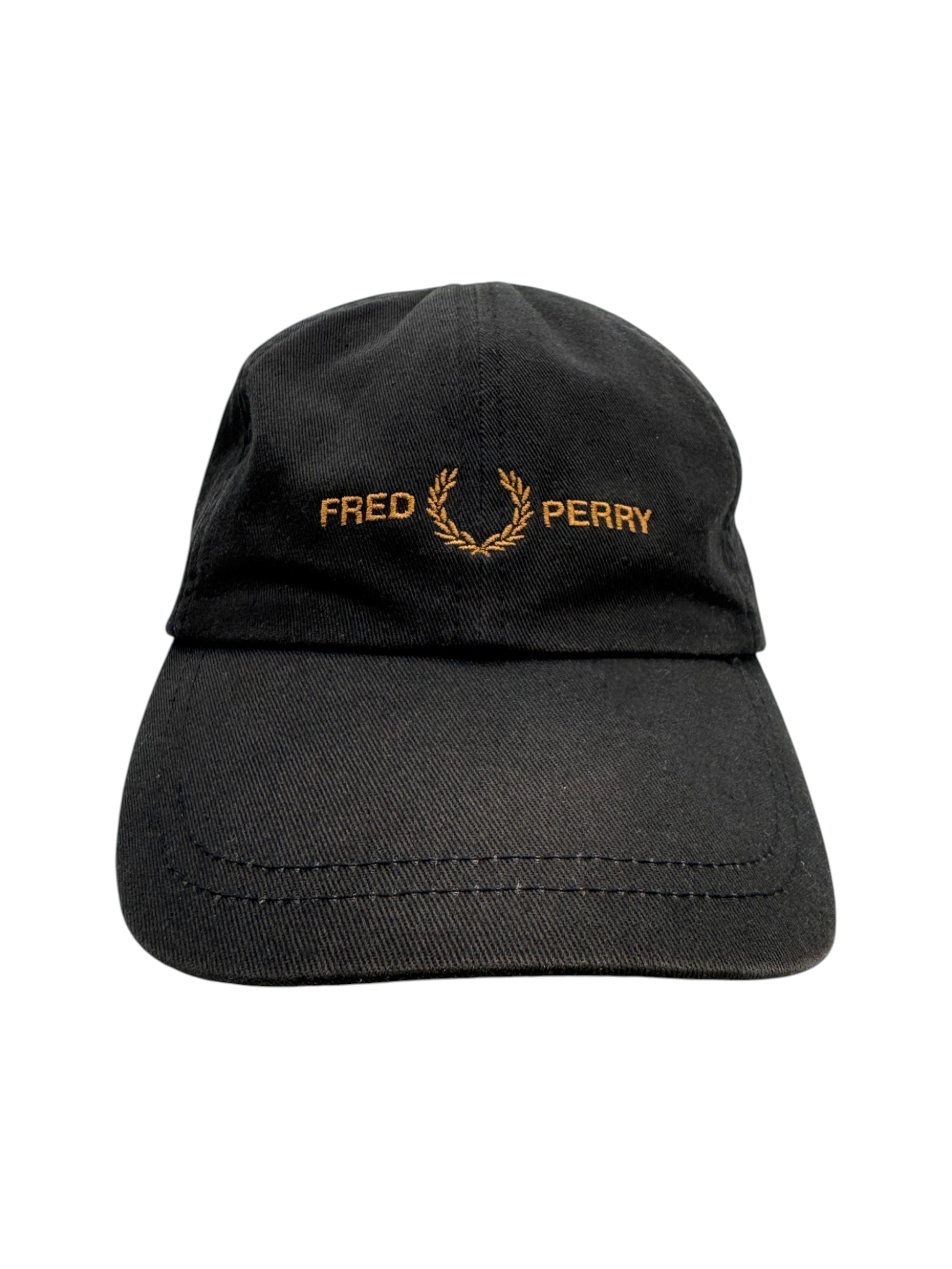 2010s Fred Perry Cap Strapback Schwarz