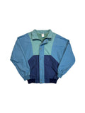 80s Adidas Sportjacke Frottee Blau Grün 50 M