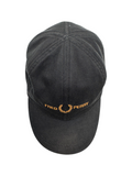 2010s Fred Perry Cap Strapback Schwarz