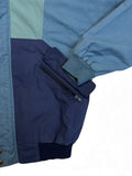 80s Adidas Sportjacke Frottee Blau Grün 50 M