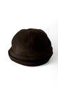 Vintage Stetson Cap Leder Mit Ohrenklappen Braun Schwarz One Size