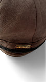 Vintage Stetson Cap Leder Mit Ohrenklappen Braun Schwarz One Size