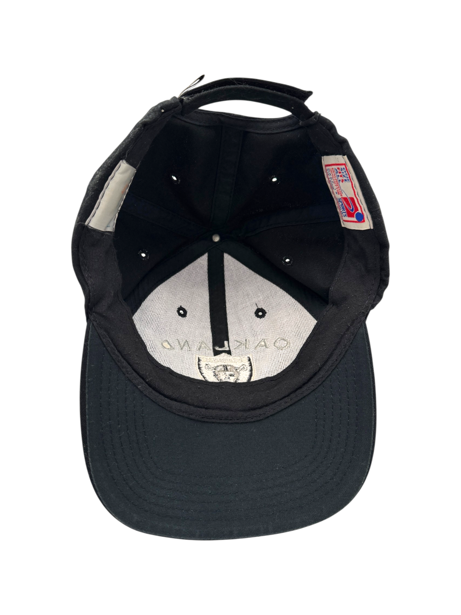 90s Sport Specialties NFL Cap Oakland Raiders Snapback Schwarz