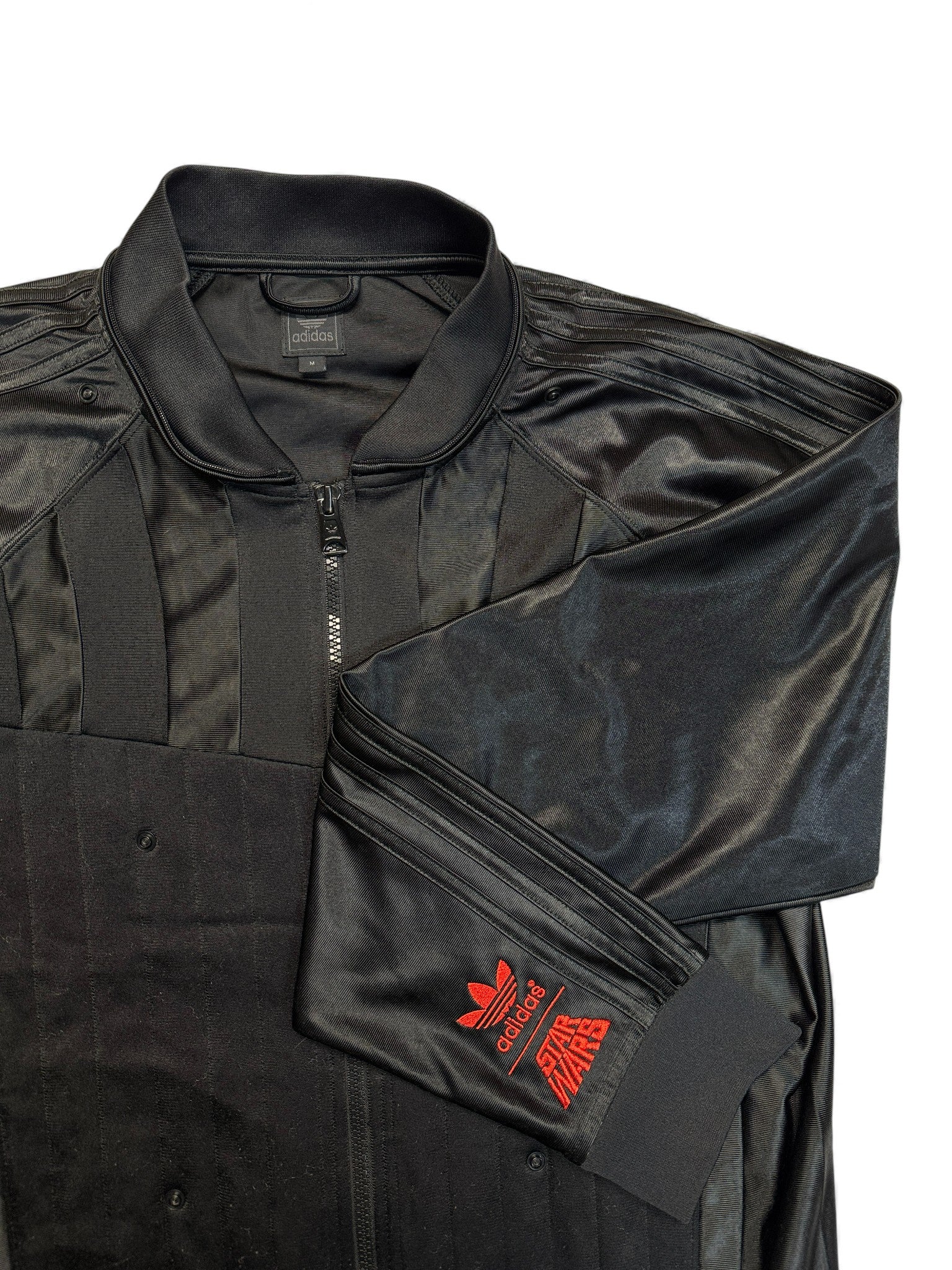 00s Adidas x Star Wars Sportjacke Firebird x Darth Vader Schwarz M
