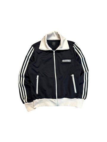 2002 Adidas Damen Sportjacke Schwarz Weiß 42 L