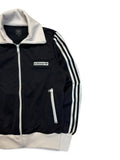 2002 Adidas Damen Sportjacke Schwarz Weiß 42 L