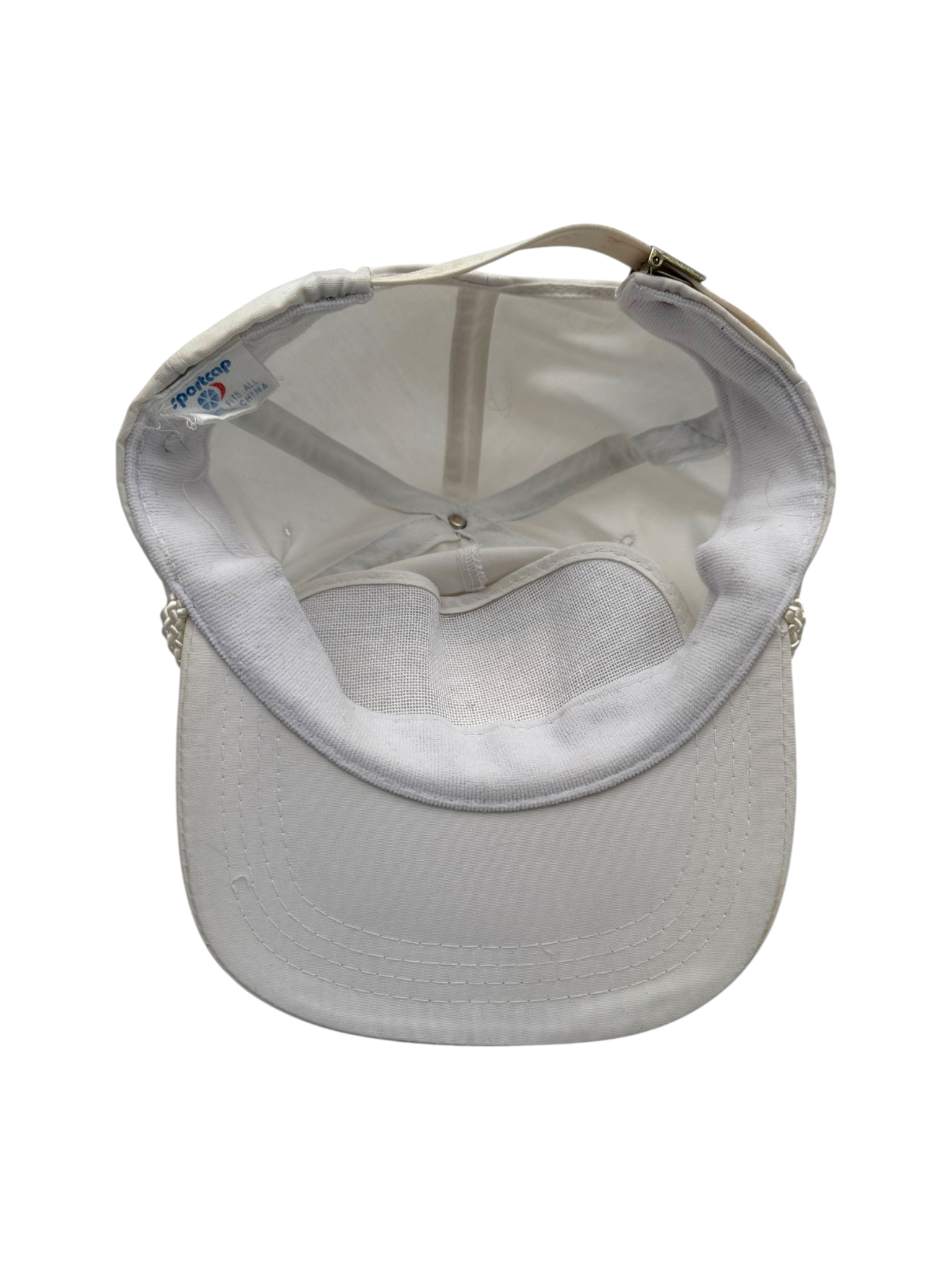 1993 USA Cap Masters-National Indoor Track & Field Metal Clip Strapback Weiß