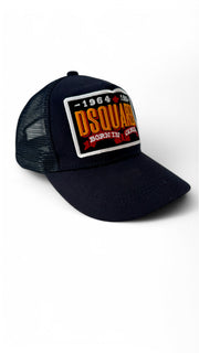 Dsquared Cap Mesh Made In Italy Dunkelblau One Size