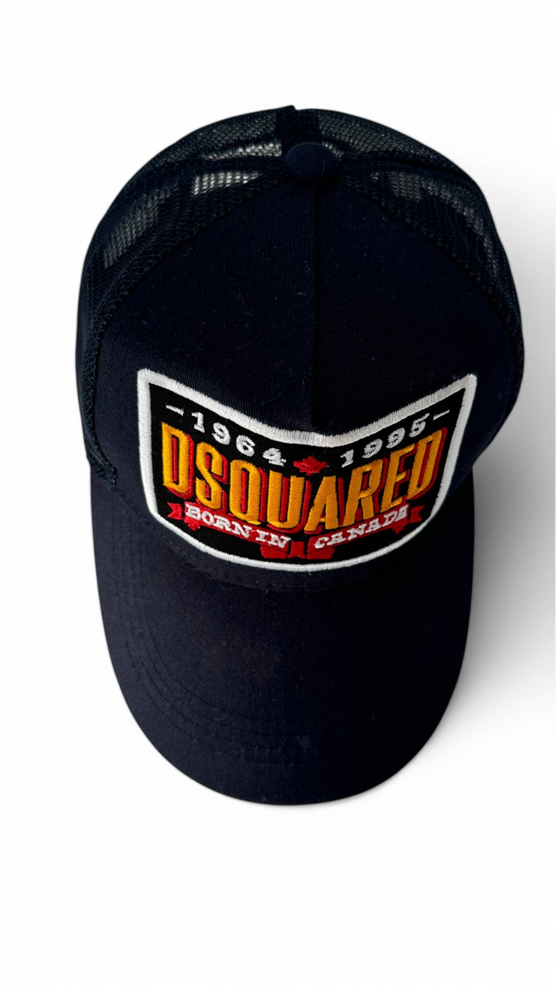 Dsquared Cap Mesh Made In Italy Dunkelblau One Size