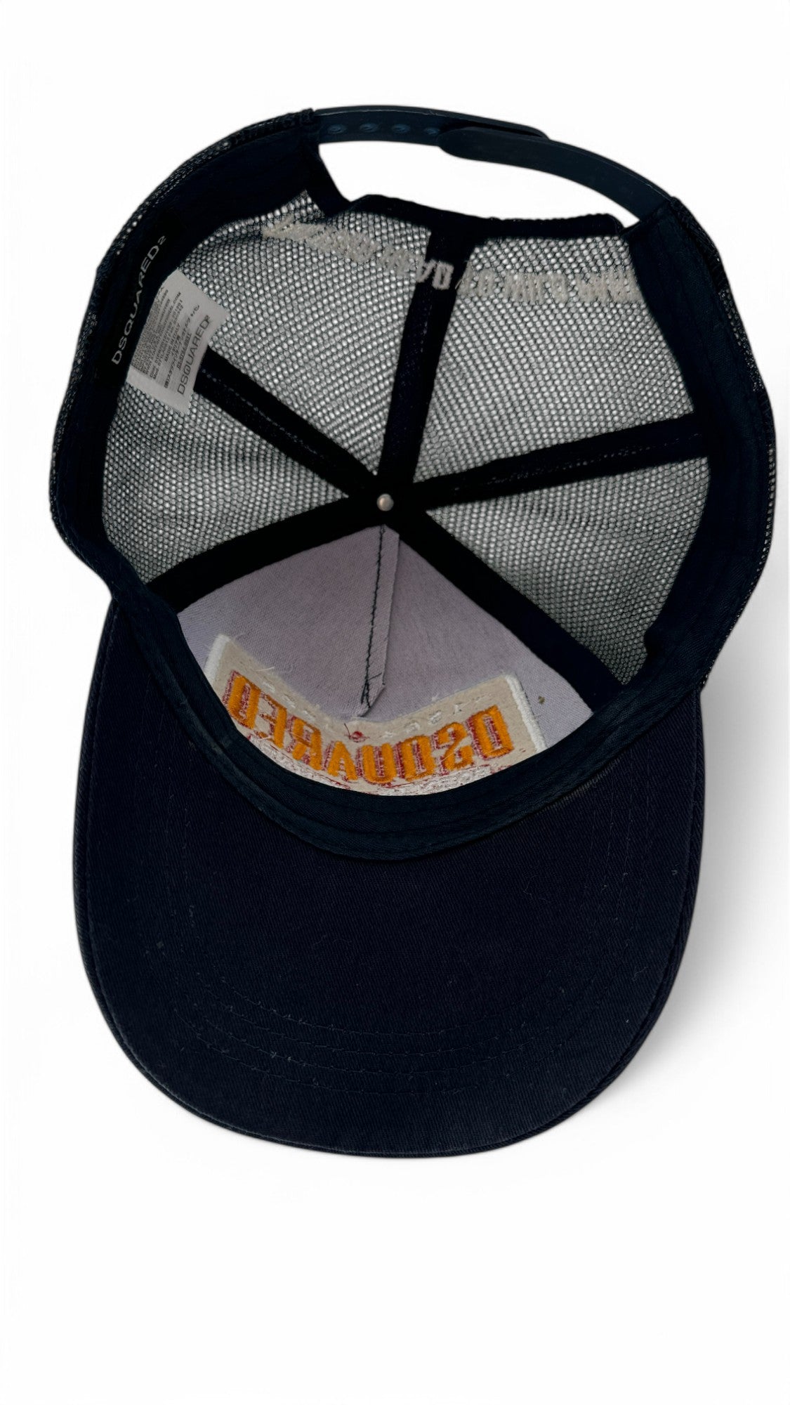 Dsquared Cap Mesh Made In Italy Dunkelblau One Size