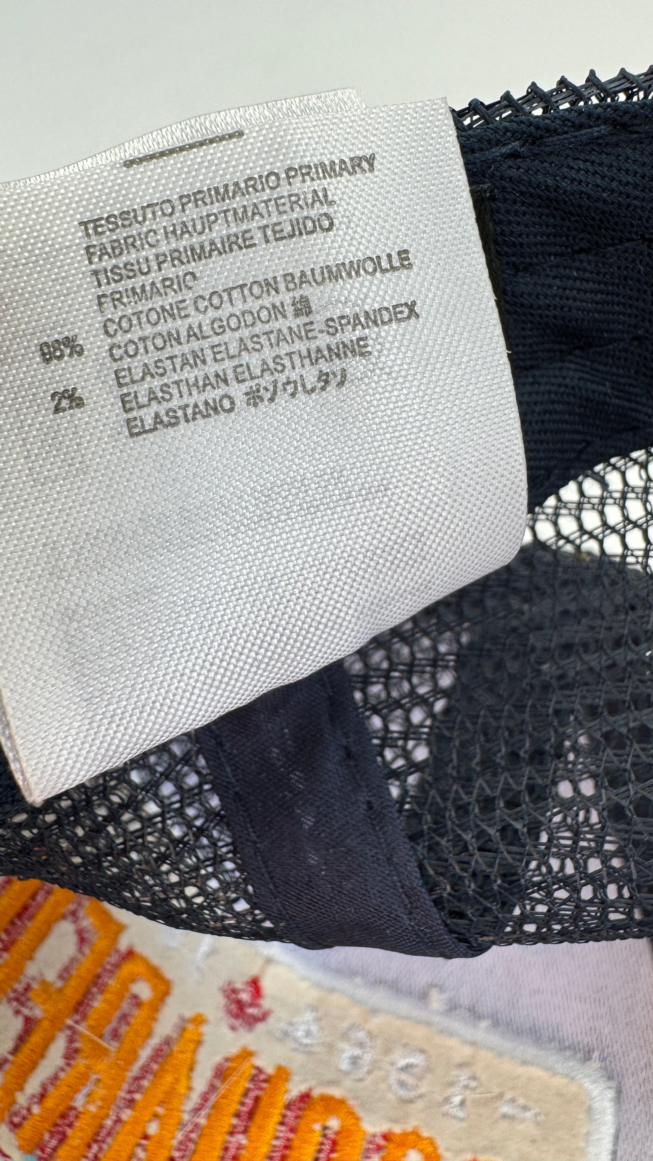 Dsquared Cap Mesh Made In Italy Dunkelblau One Size