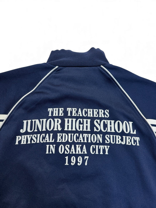 1997 Adidas By Descente Sportjacke Osaka City Made In Japan Dunkelblau M