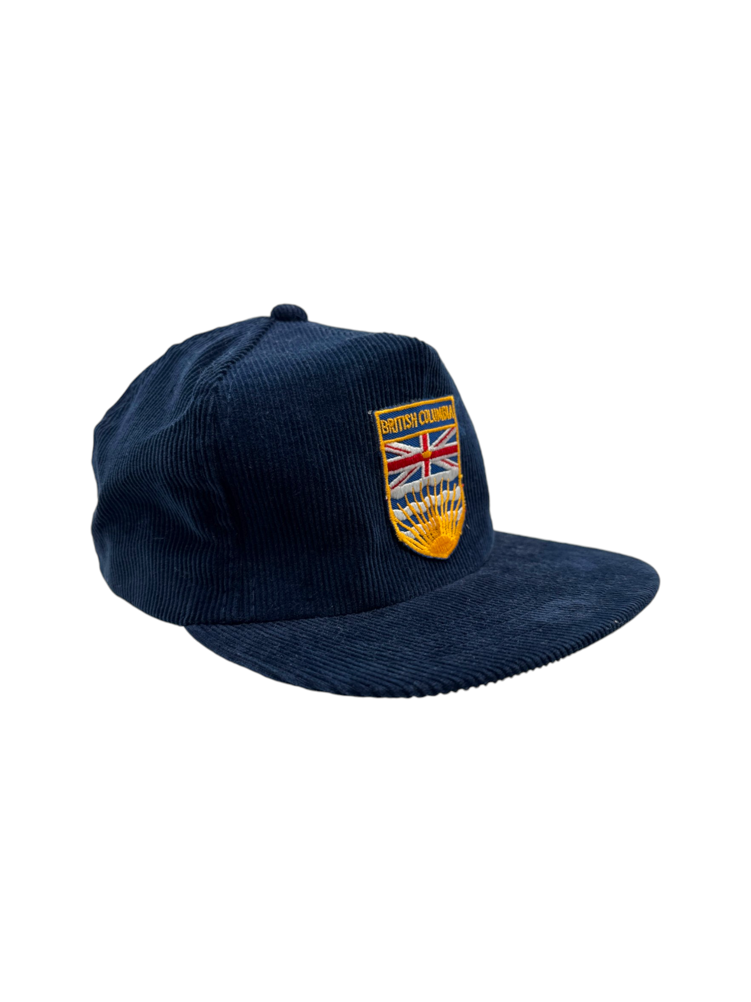 90s Ted Fletcher Corduroy Cap British Columbia Made In Korea Blau