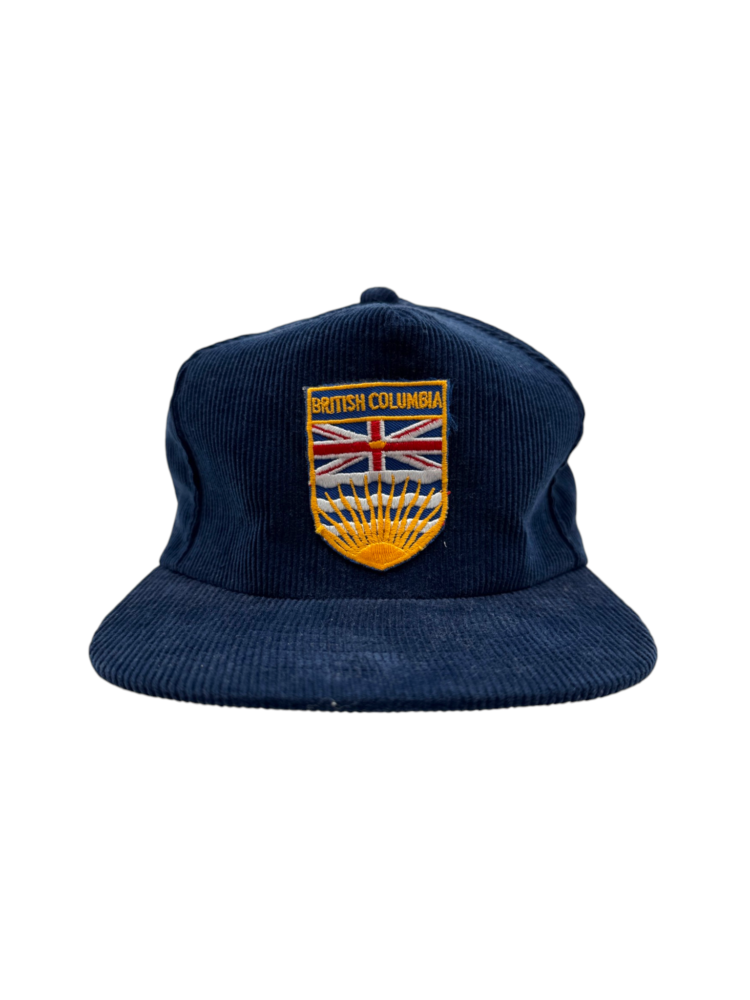 90s Ted Fletcher Corduroy Cap British Columbia Made In Korea Blau