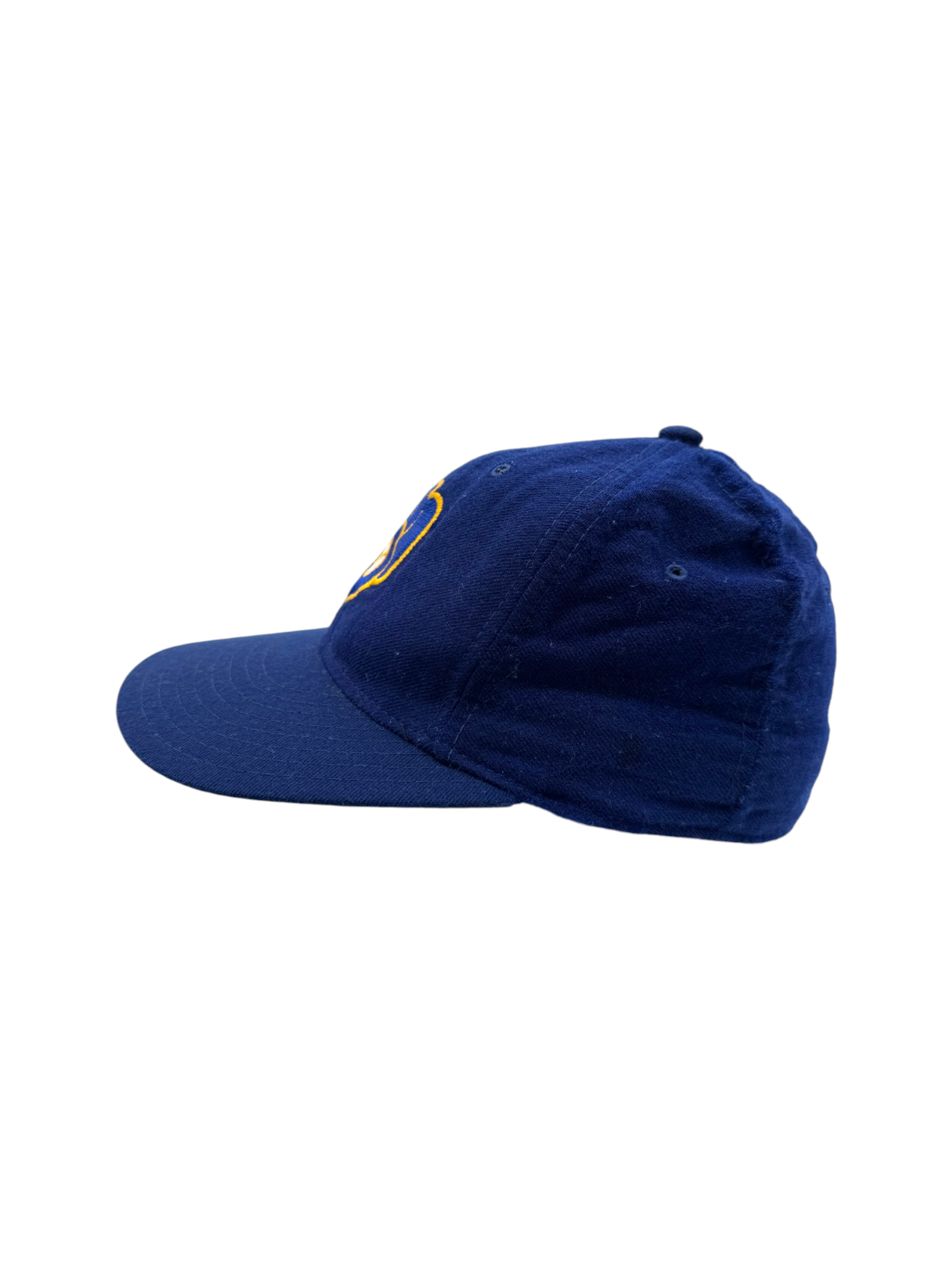 90s New Era MLB Cap Milwaukee Brewers Made In USA Blau Fitted 7 1/4