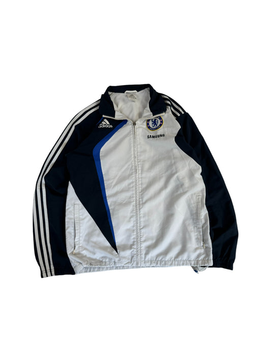 Adidas Sportjacke FC Chelsea 2009/10 Samsung Weiß Schwarz M