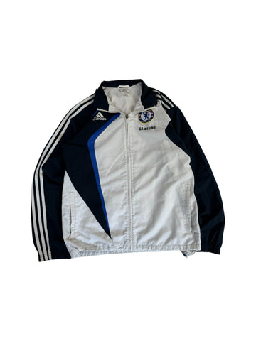 Adidas Sportjacke FC Chelsea 2009/10 Samsung Weiß Schwarz M