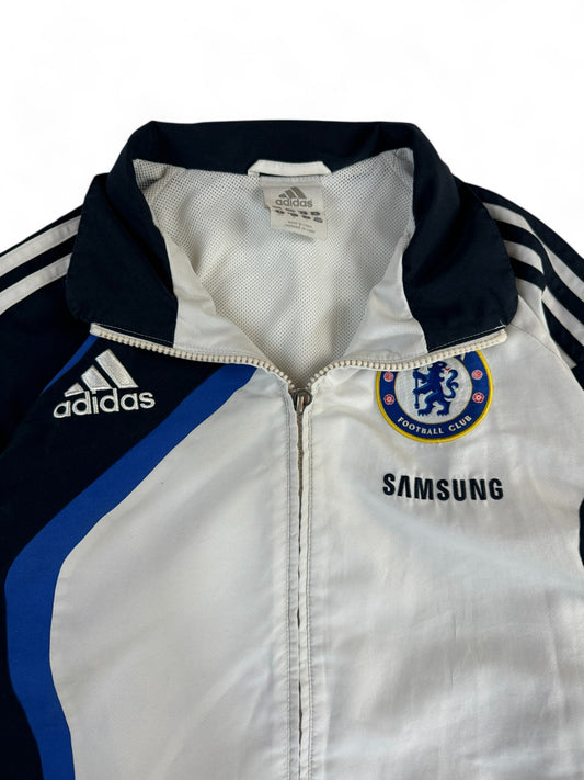 Adidas Sportjacke FC Chelsea 2009/10 Samsung Weiß Schwarz M