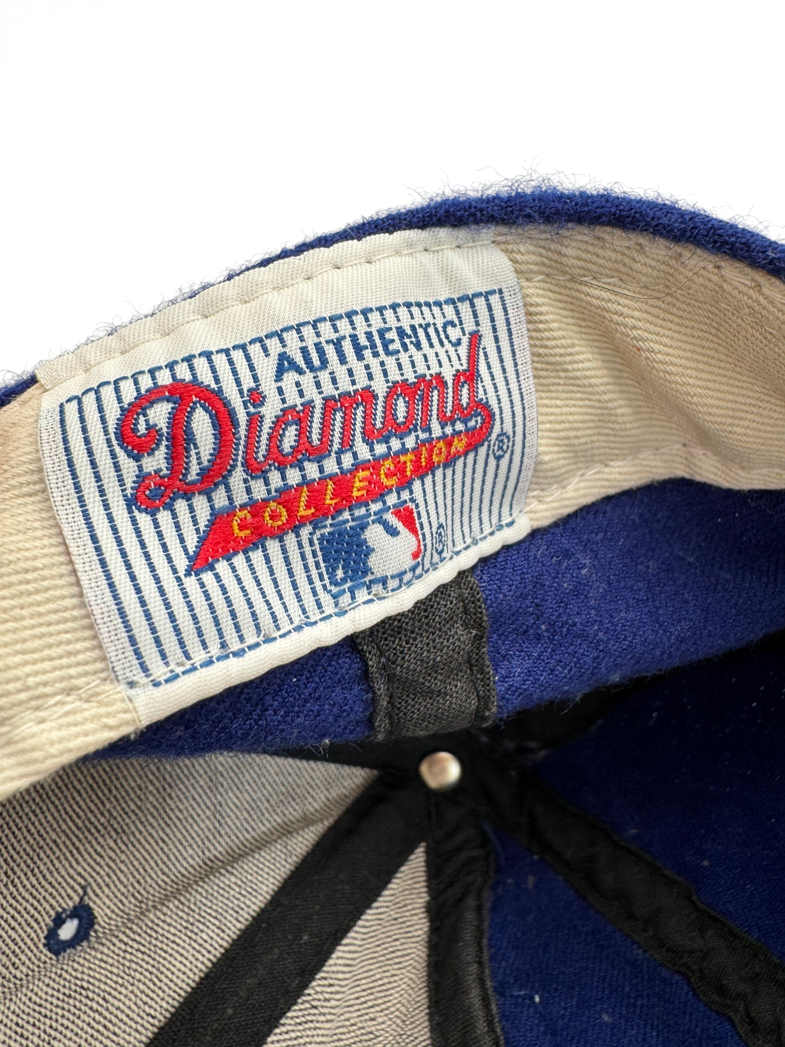 90s New Era MLB Cap Milwaukee Brewers Made In USA Blau Fitted 7 1/4