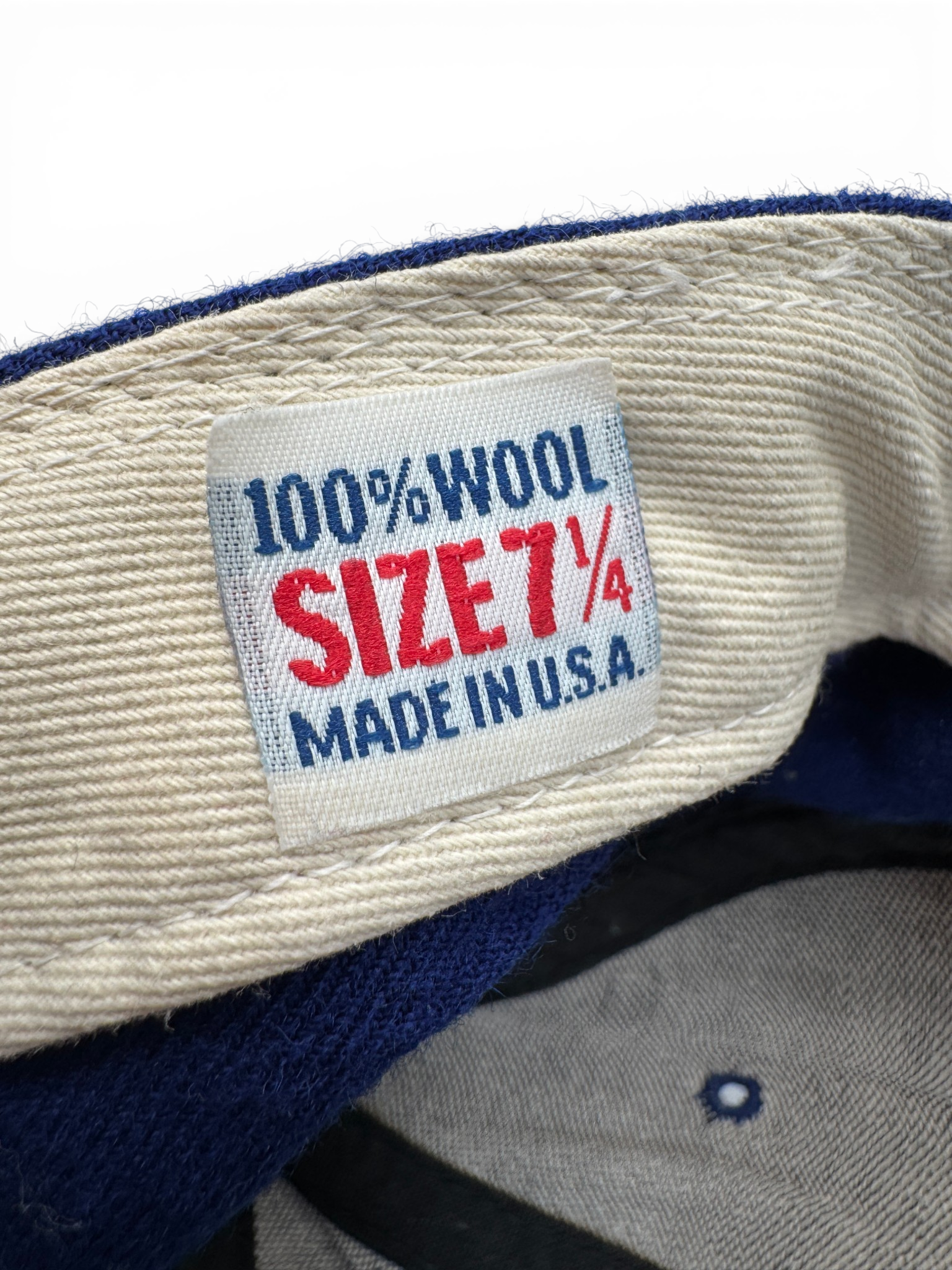 90s New Era MLB Cap Milwaukee Brewers Made In USA Blau Fitted 7 1/4