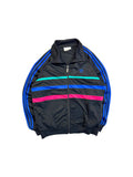 90s Adidas Sportjacke "First" Rare Colorway Schwarz Blau 180 M-L