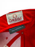 00s Omega Promo Cap Velcro Strapback Rot