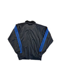 90s Adidas Sportjacke "First" Rare Colorway Schwarz Blau 180 M-L