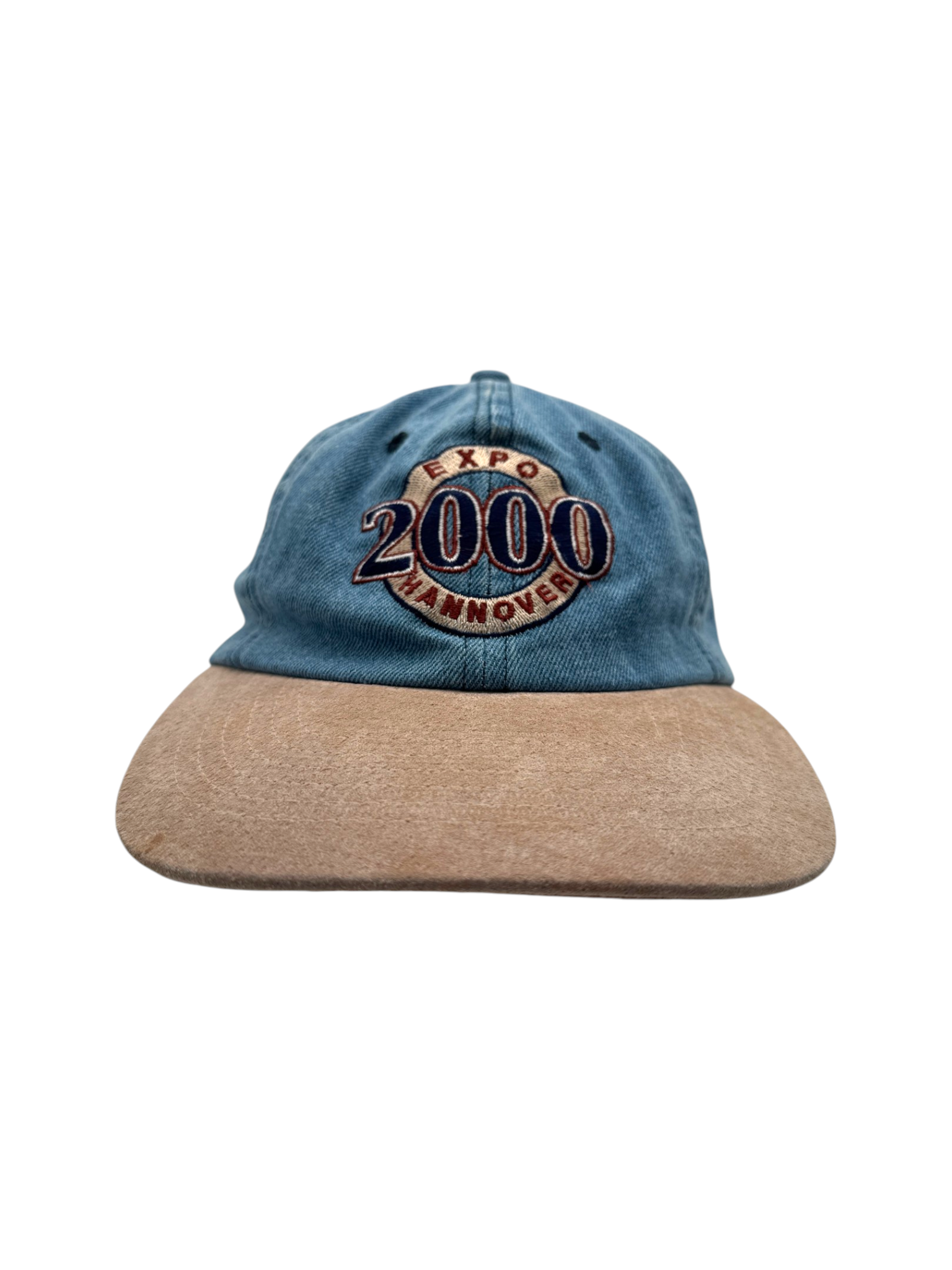 2000 Expo Hannover Promo Cap Neu Blau Braun