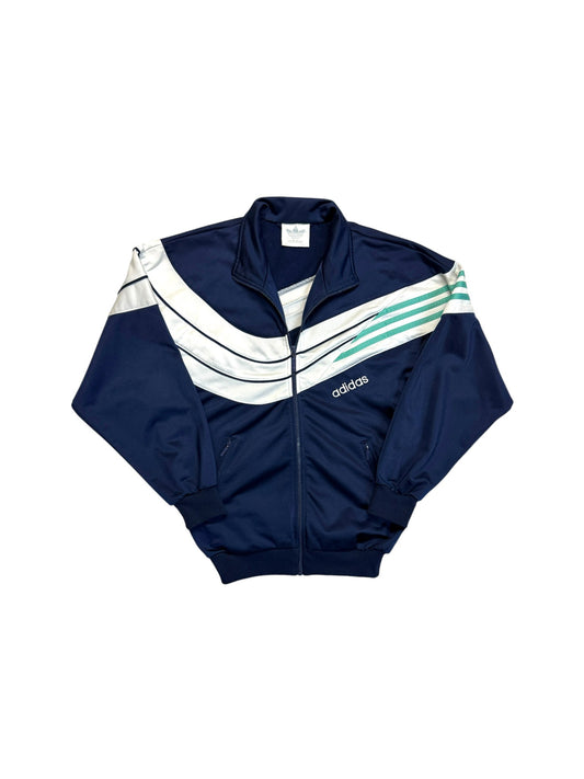 90s Adidas Sportjacke Dunkelblau D3 S