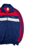 80s Adidas Sportjacke Blau Rot D7 L