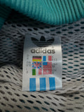 90s Adidas Sportjacke Nylon Türkis Grau D6 M