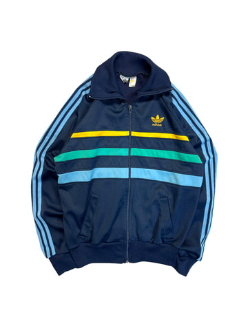 70s Adidas By Ventex Sportjacke "First" Made In France Dunkelblau D4 S