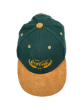 90s Coca Cola Promo Cap Velcro Strapback Grün
