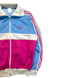 70s Adidas By Ventex Sportjacke Made In France Rare Colorway Blau Pink D4/46 S